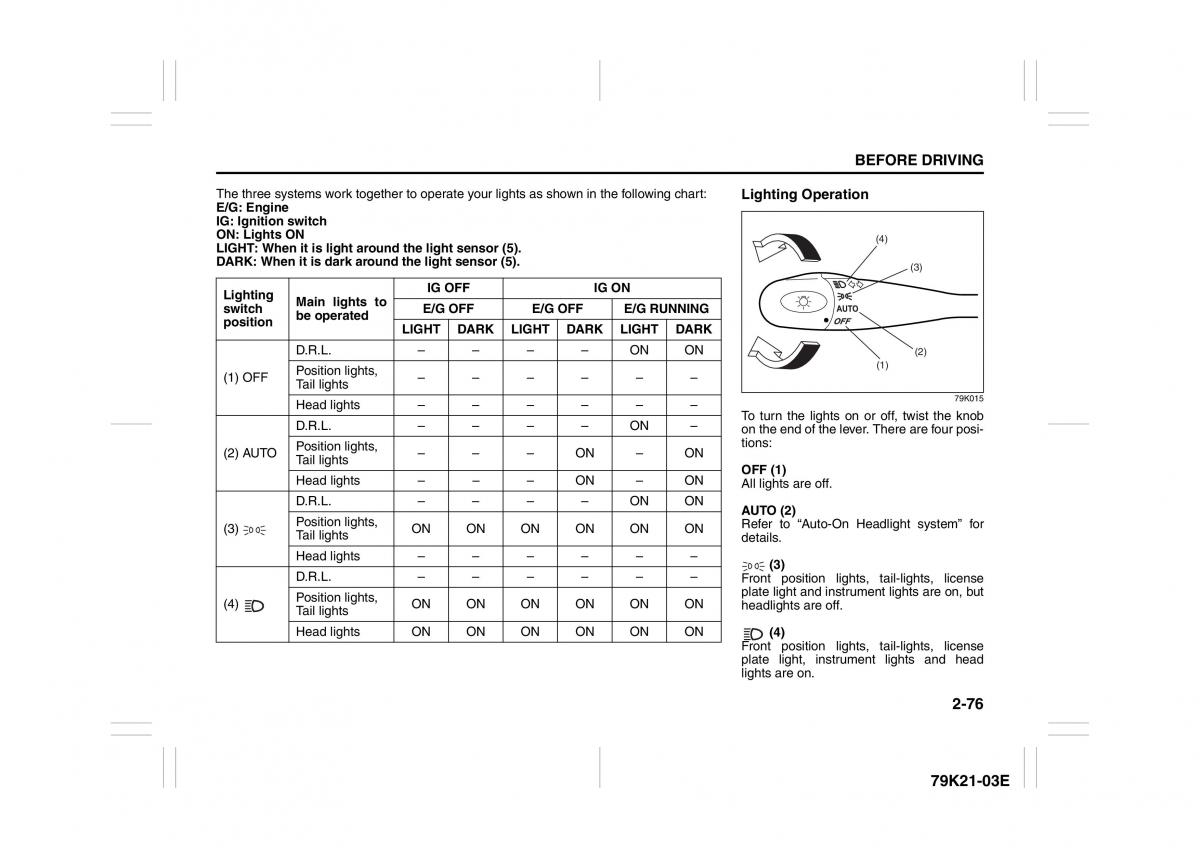 Suzuki Grand Vitara II 2 owners manual / page 93