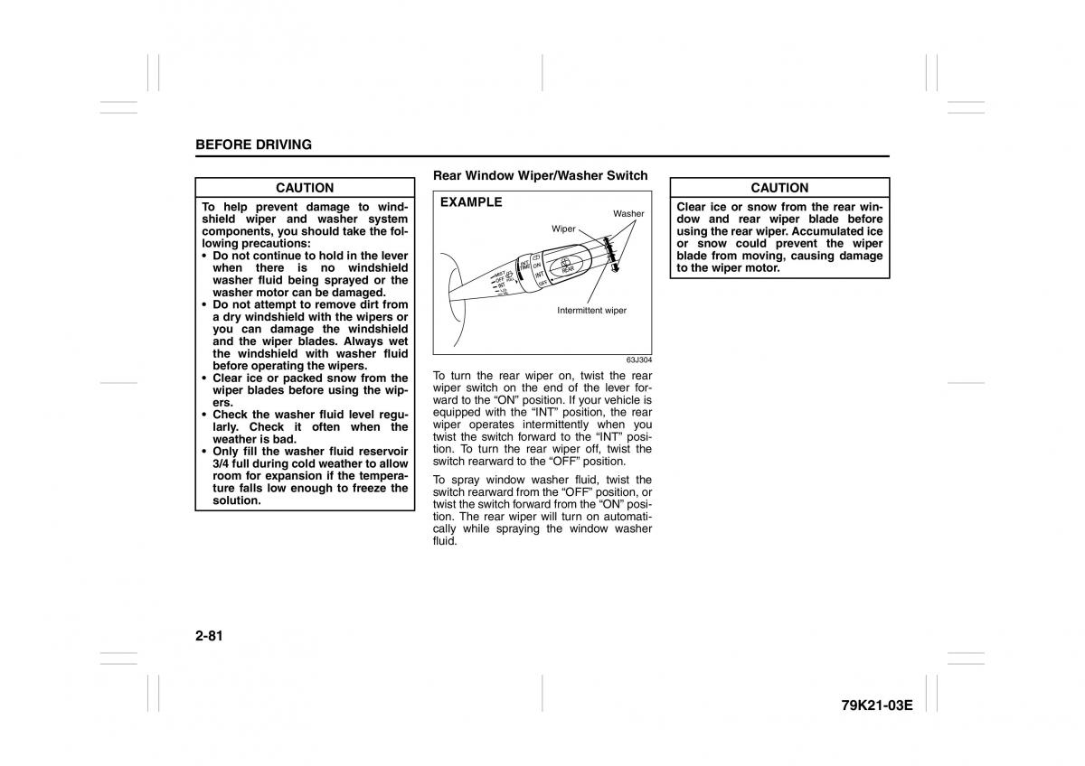 Suzuki Grand Vitara II 2 owners manual / page 98