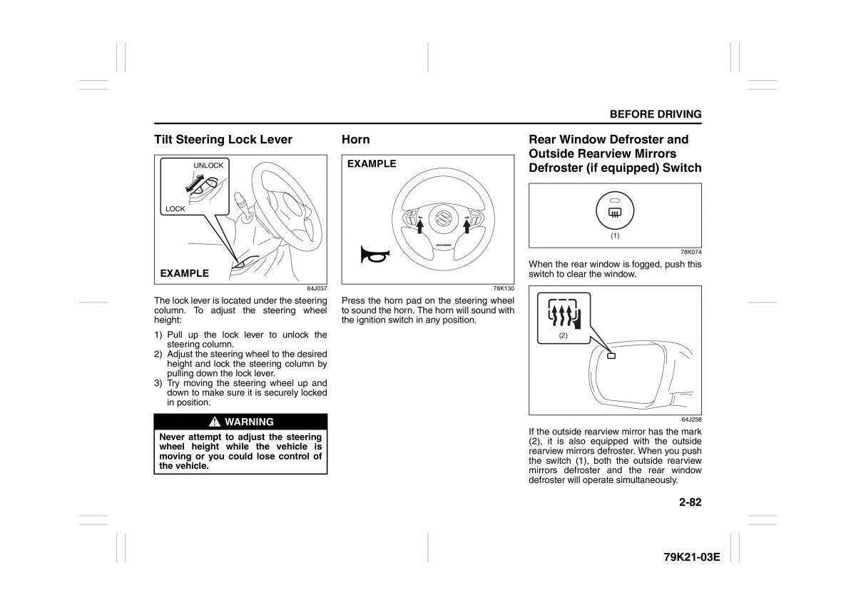 Suzuki Grand Vitara II 2 owners manual / page 99