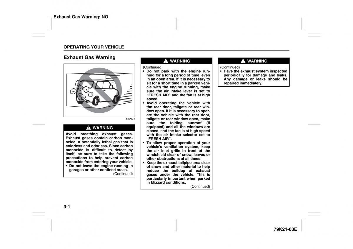 Suzuki Grand Vitara II 2 owners manual / page 102