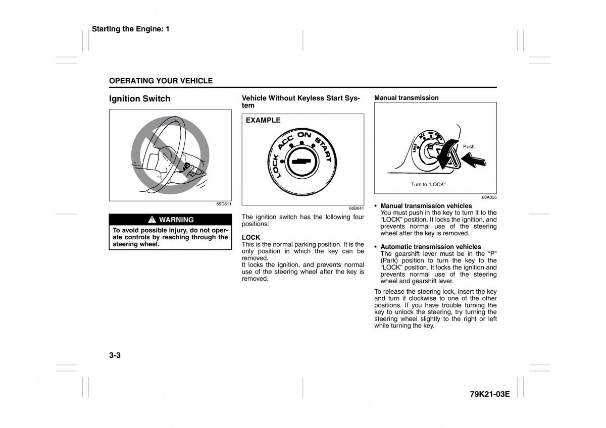 Suzuki Grand Vitara II 2 owners manual / page 104