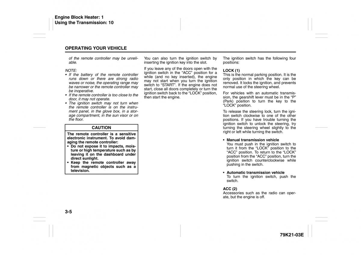 Suzuki Grand Vitara II 2 owners manual / page 106