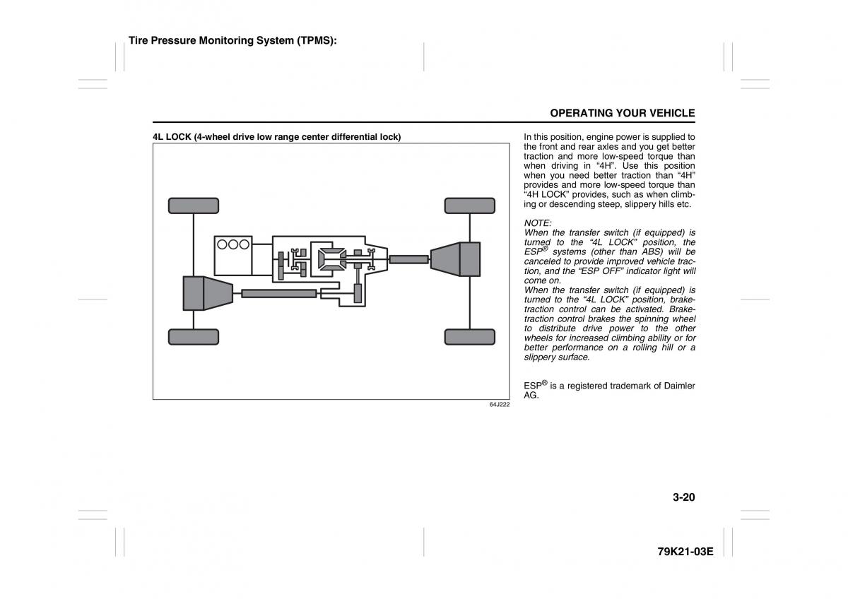 Suzuki Grand Vitara II 2 owners manual / page 121