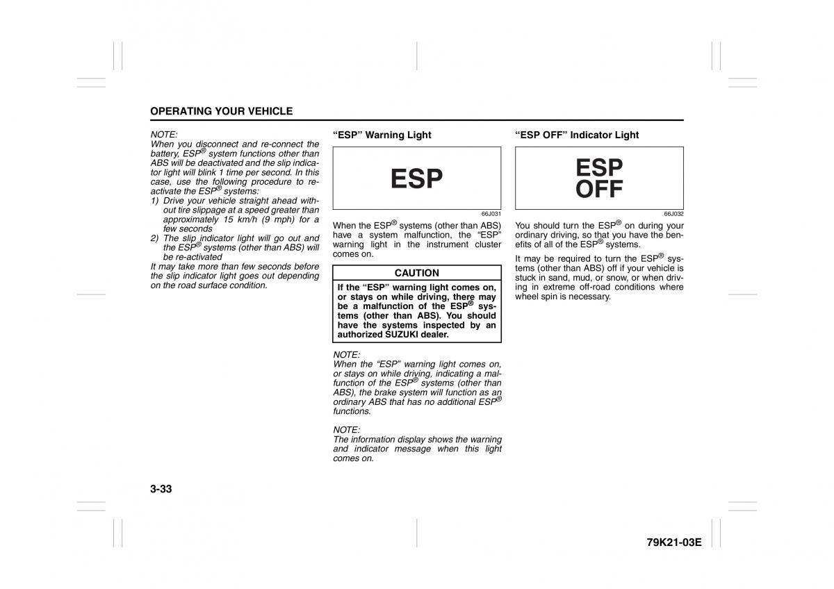 Suzuki Grand Vitara II 2 owners manual / page 134