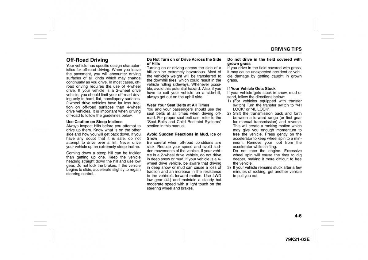 Suzuki Grand Vitara II 2 owners manual / page 149