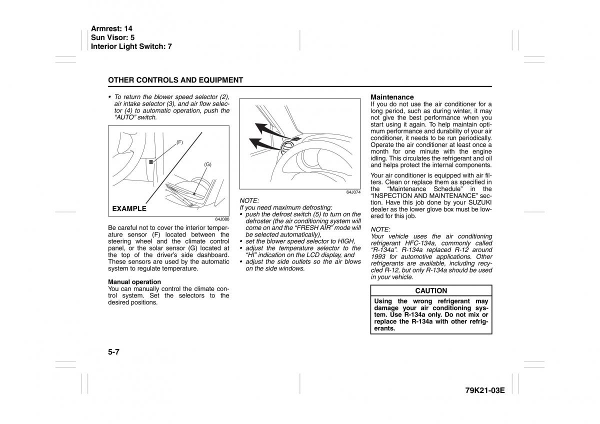 Suzuki Grand Vitara II 2 owners manual / page 160