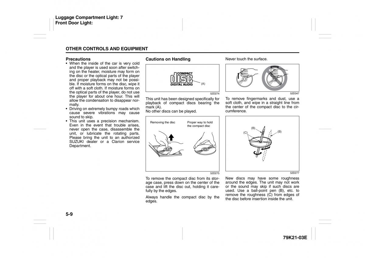 Suzuki Grand Vitara II 2 owners manual / page 162