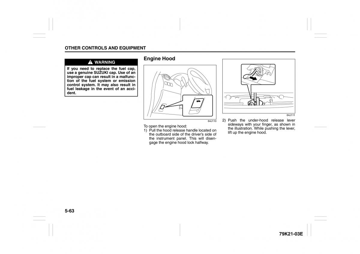 Suzuki Grand Vitara II 2 owners manual / page 216