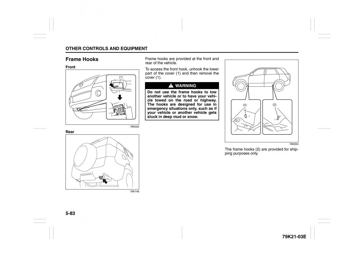 Suzuki Grand Vitara II 2 owners manual / page 236