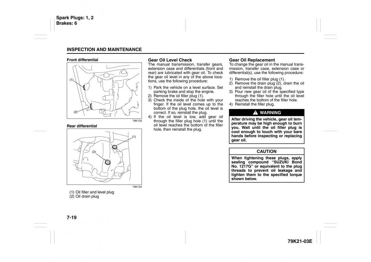 Suzuki Grand Vitara II 2 owners manual / page 268