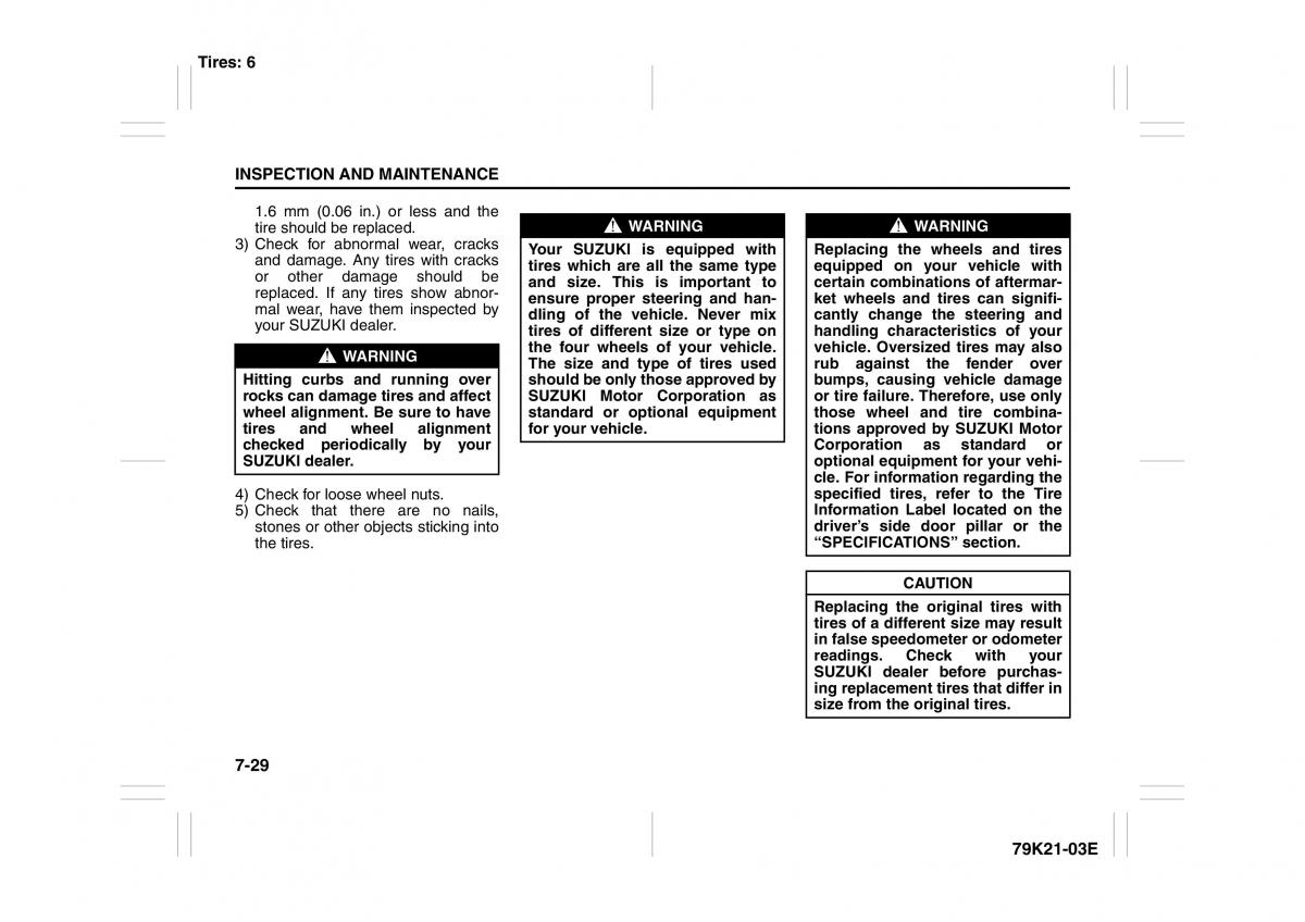 Suzuki Grand Vitara II 2 owners manual / page 278