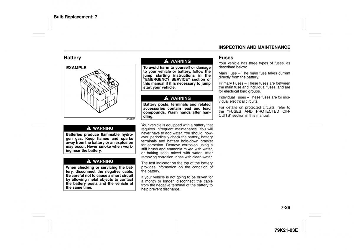 Suzuki Grand Vitara II 2 owners manual / page 285