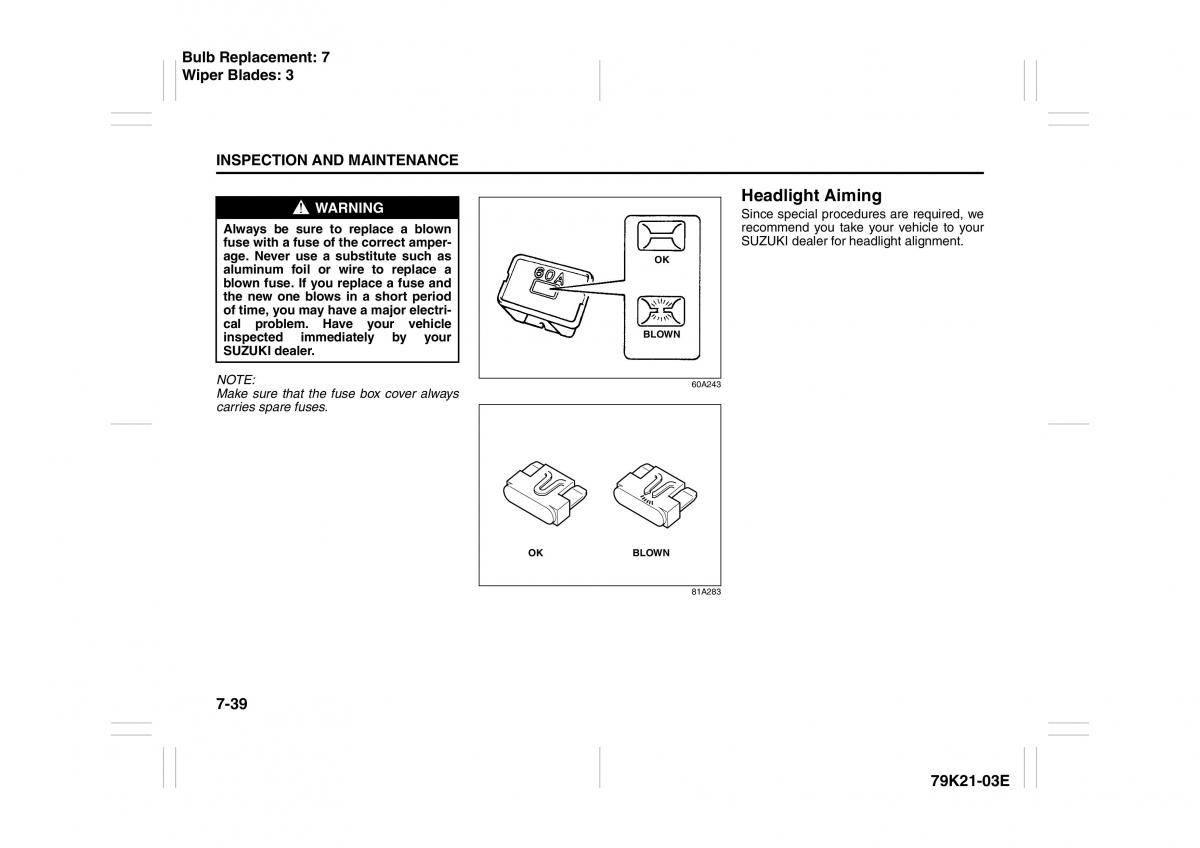 Suzuki Grand Vitara II 2 owners manual / page 288