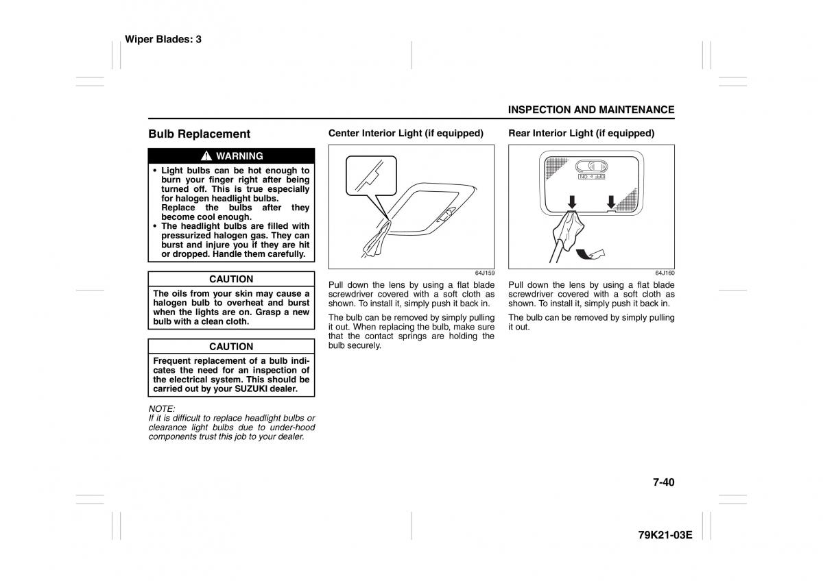 Suzuki Grand Vitara II 2 owners manual / page 289