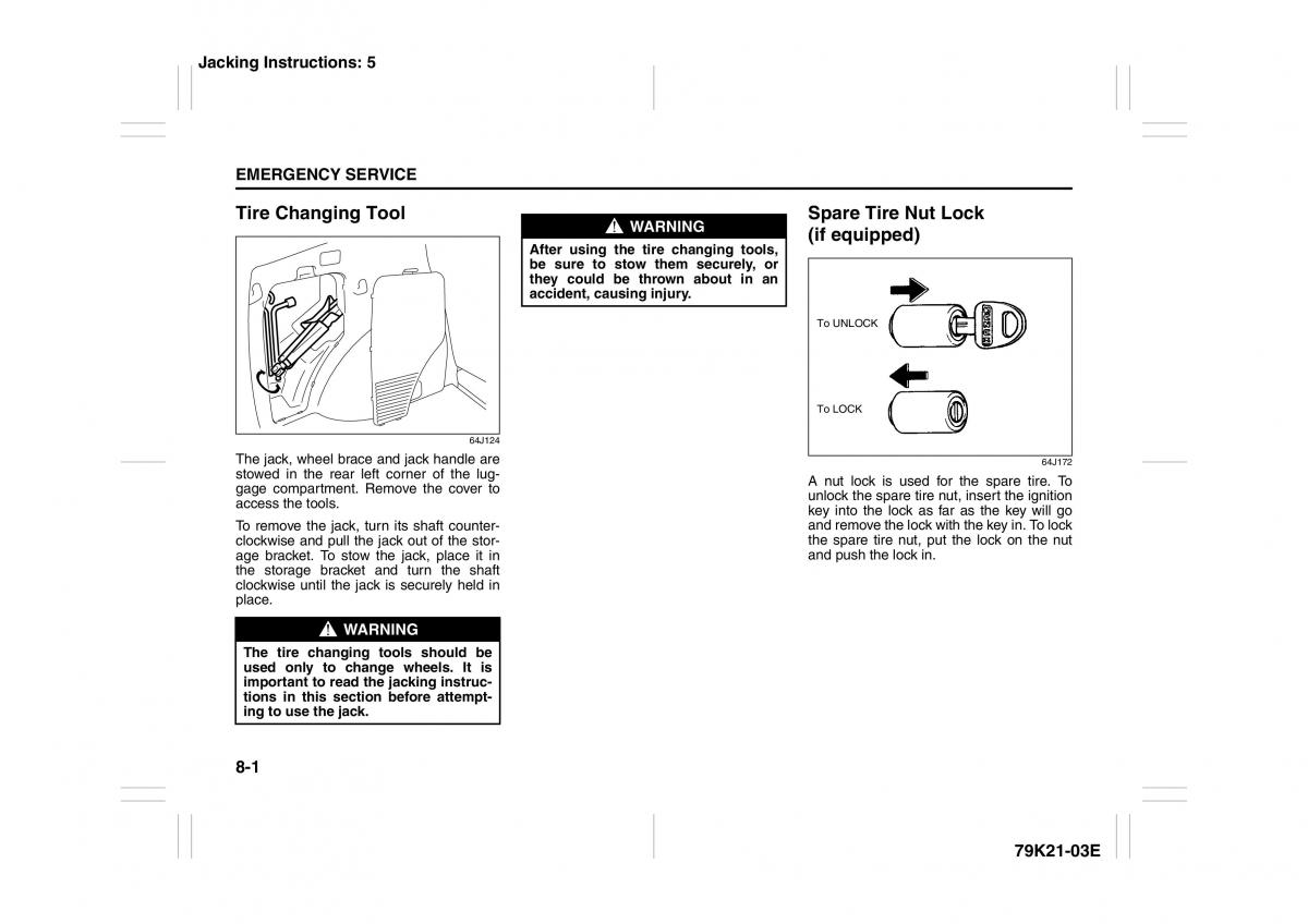 Suzuki Grand Vitara II 2 owners manual / page 300