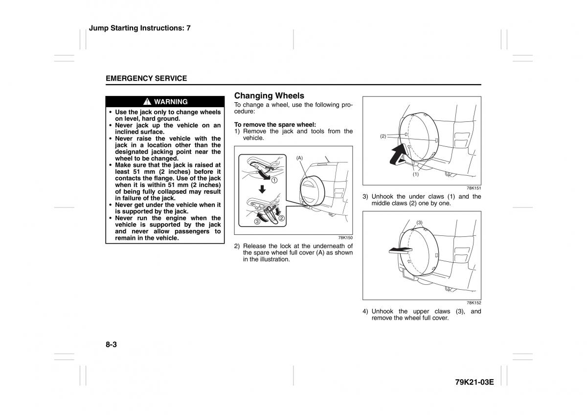 Suzuki Grand Vitara II 2 owners manual / page 302