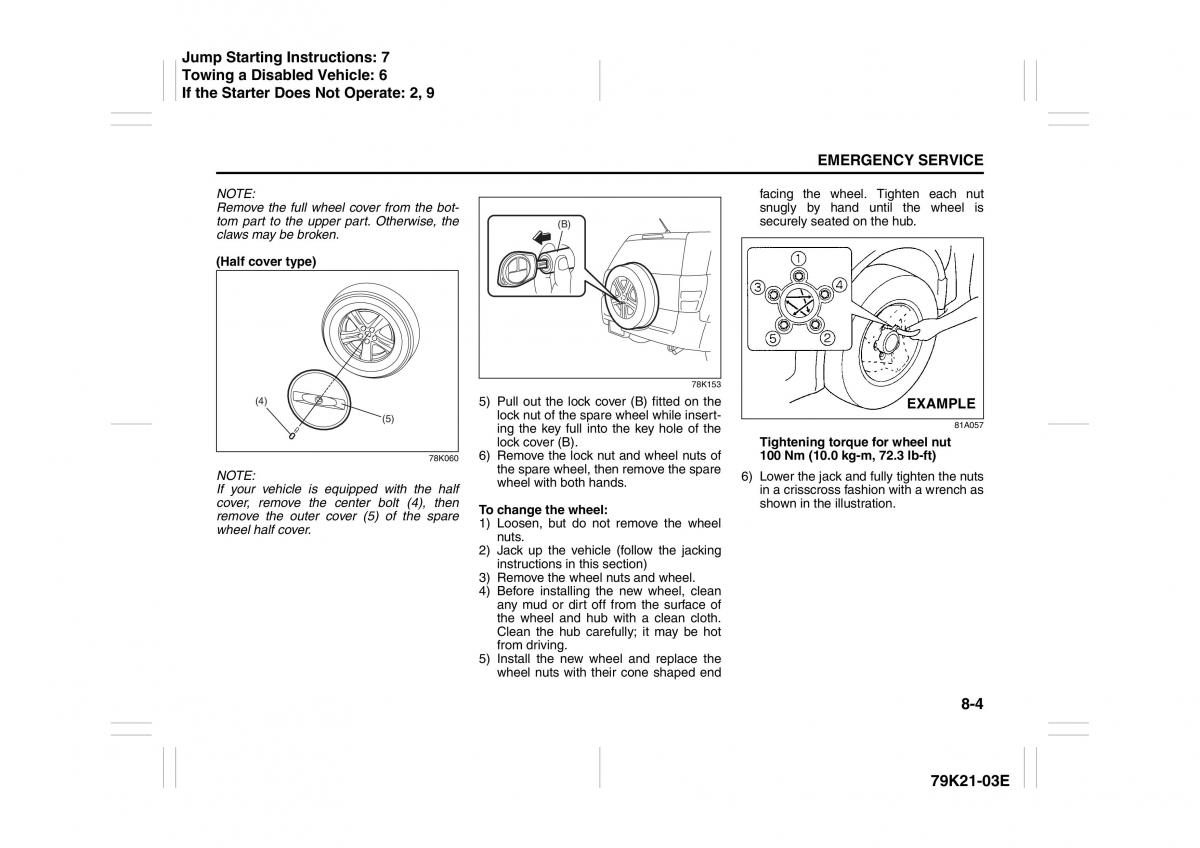 Suzuki Grand Vitara II 2 owners manual / page 303