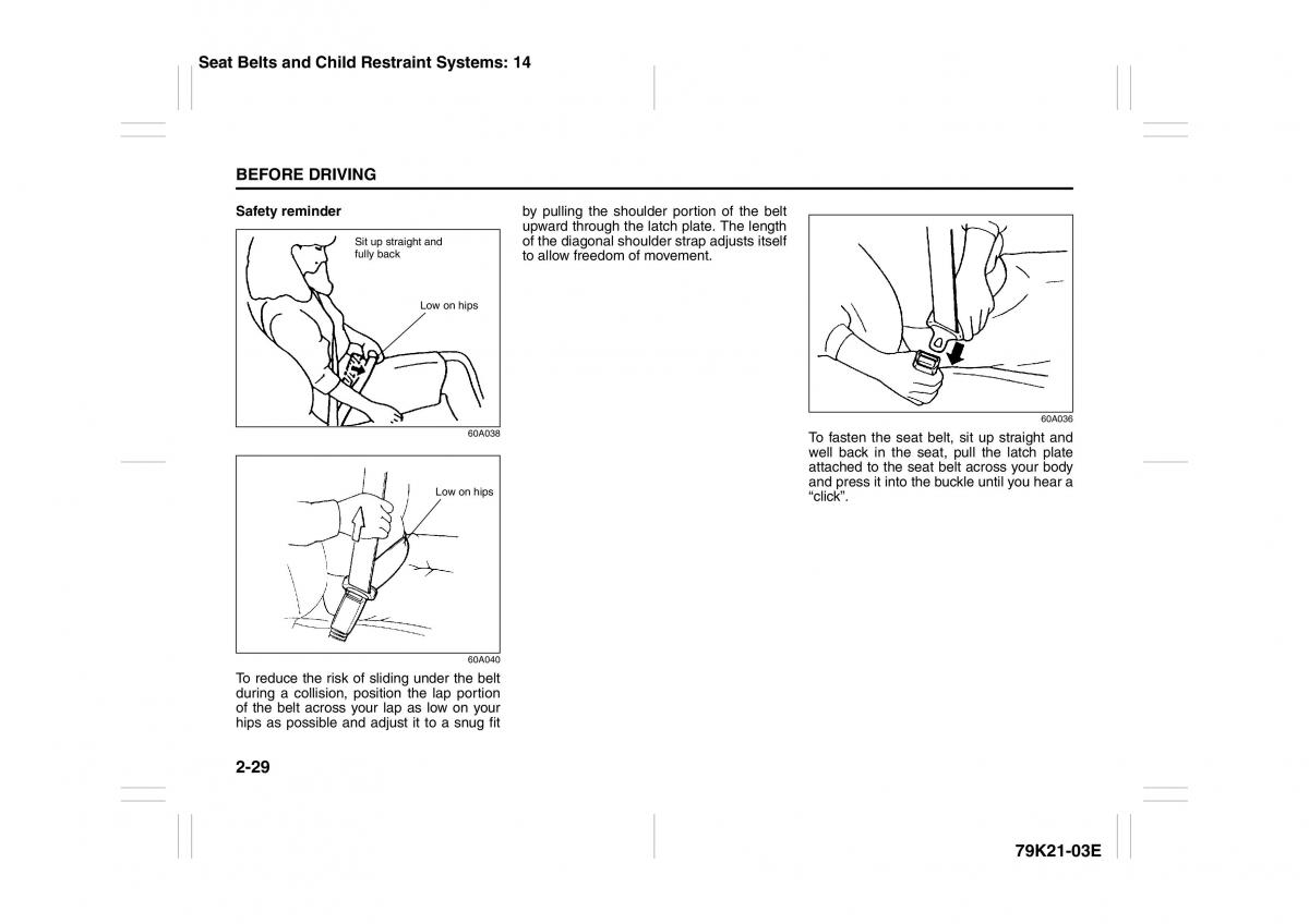 Suzuki Grand Vitara II 2 owners manual / page 46