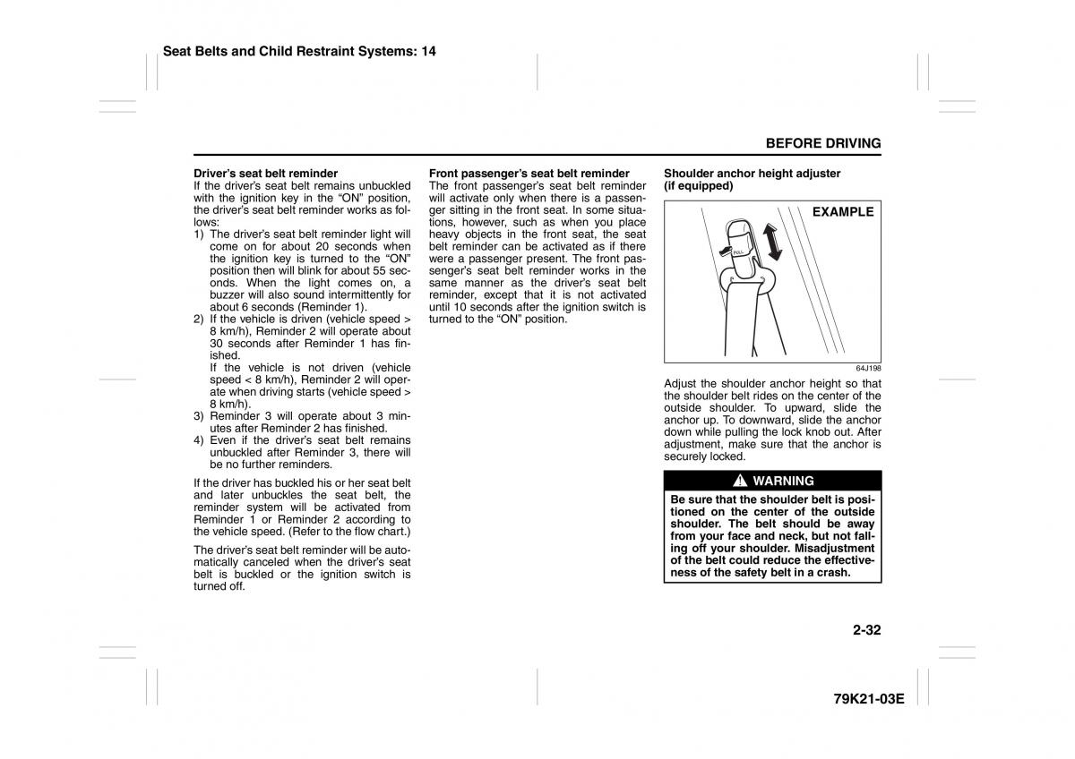 Suzuki Grand Vitara II 2 owners manual / page 49