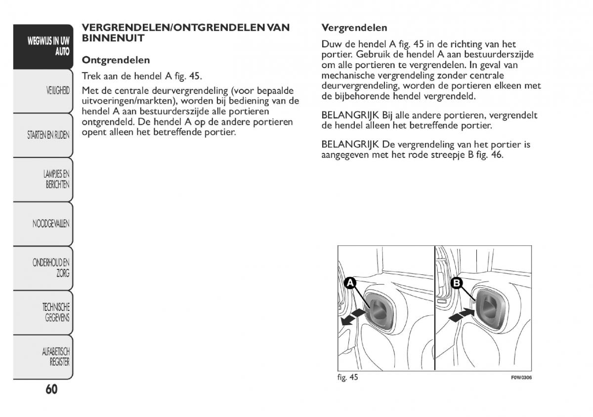 Fiat Panda III 3 handleiding / page 66