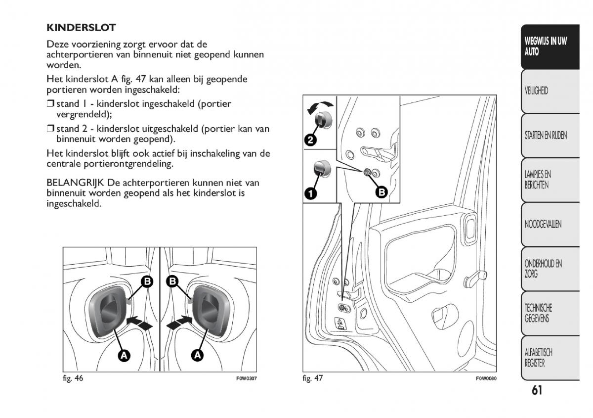 Fiat Panda III 3 handleiding / page 67