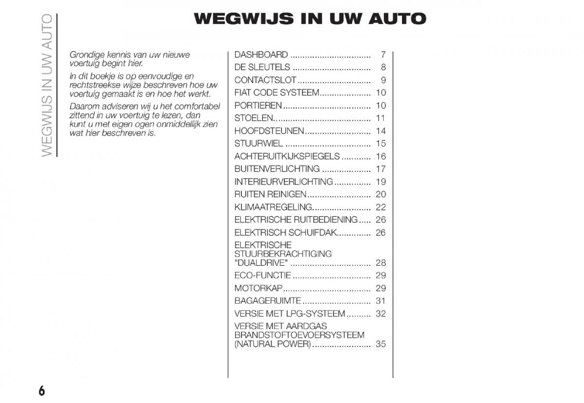 Fiat Panda III 3 handleiding / page 8