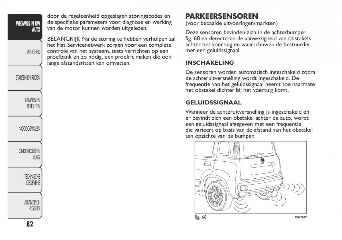 Fiat Panda III 3 handleiding / page 88