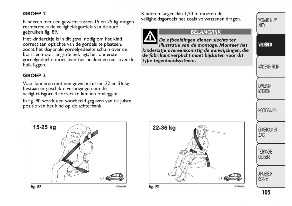 Fiat Panda III 3 handleiding / page 111