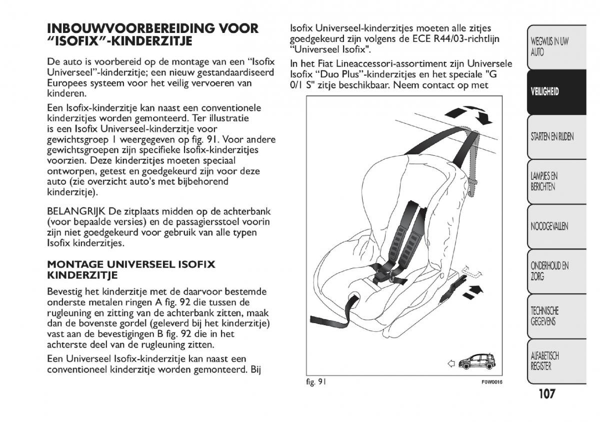 Fiat Panda III 3 handleiding / page 113