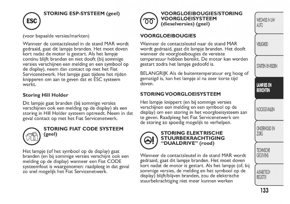 Fiat Panda III 3 handleiding / page 139