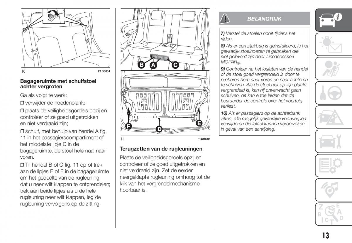 Fiat Panda III 3 handleiding / page 15