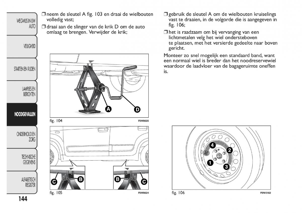 Fiat Panda III 3 handleiding / page 150