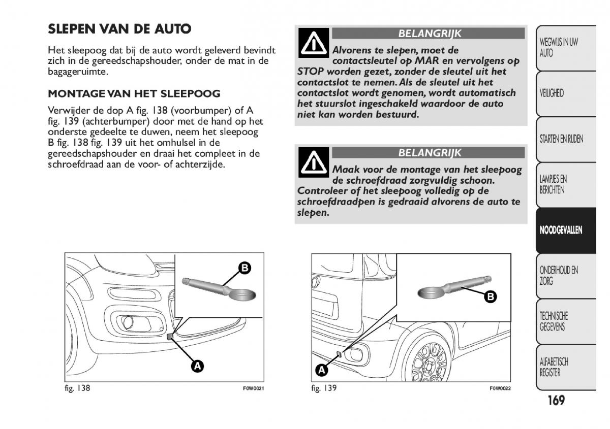 Fiat Panda III 3 handleiding / page 175