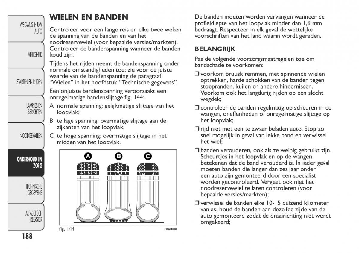 Fiat Panda III 3 handleiding / page 194