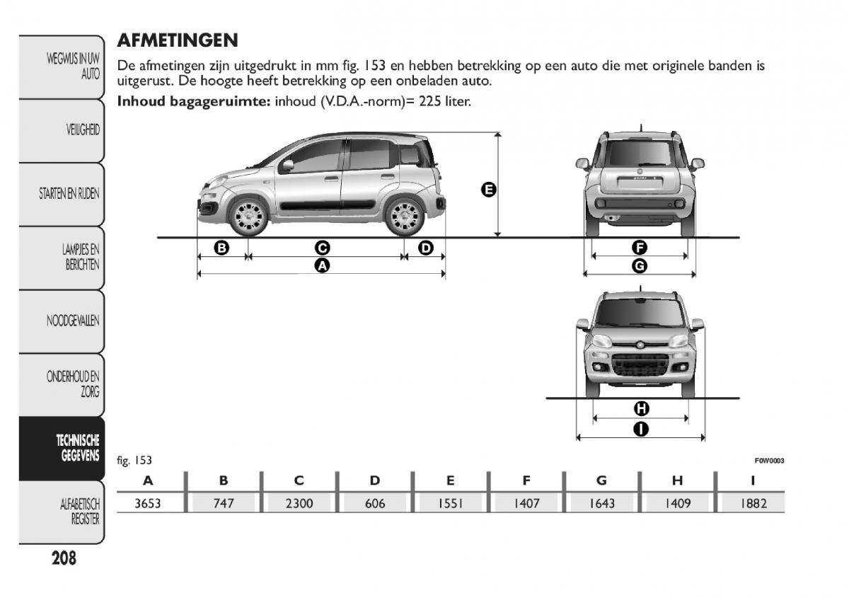 Fiat Panda III 3 handleiding / page 214