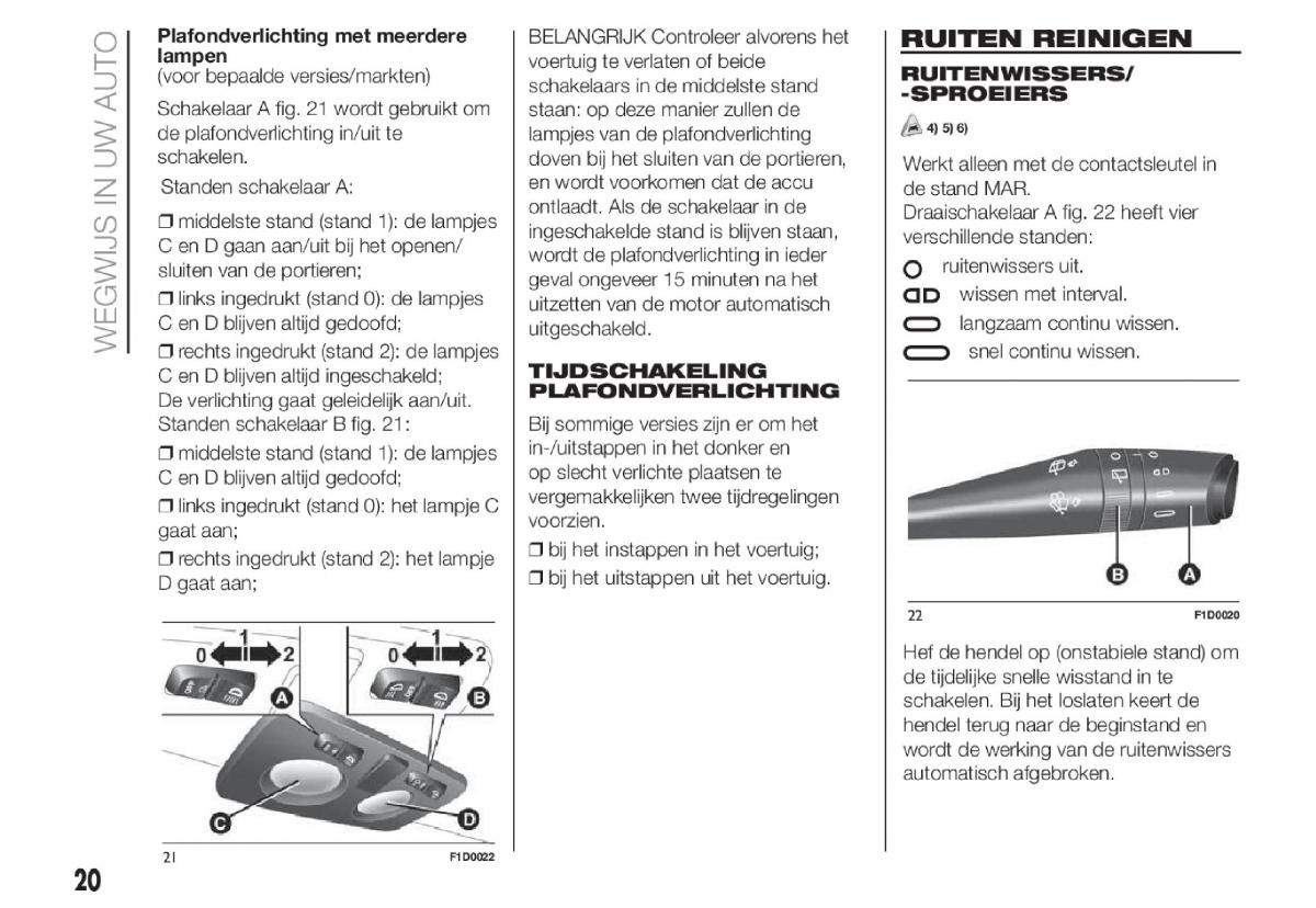 Fiat Panda III 3 handleiding / page 22