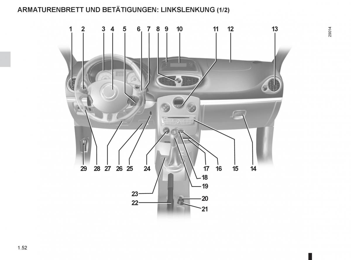 Renault Clio III 3 Handbuch / page 58