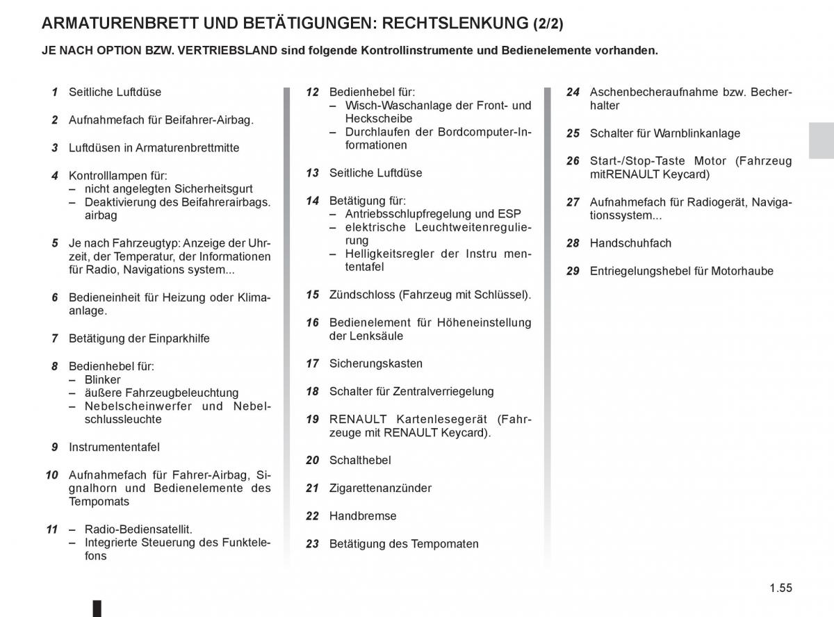 Renault Clio III 3 Handbuch / page 61