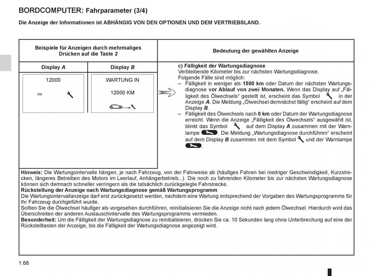 Renault Clio III 3 Handbuch / page 74