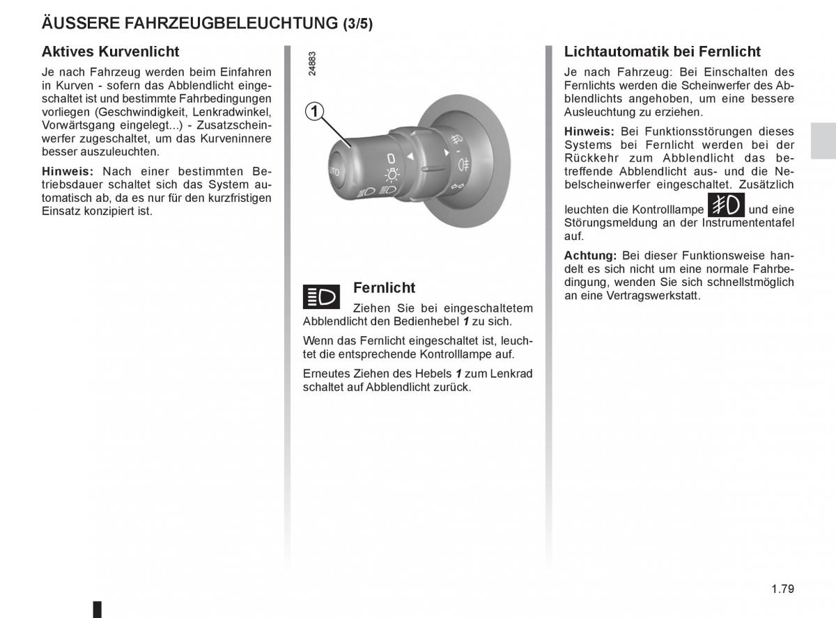 Renault Clio III 3 Handbuch / page 85