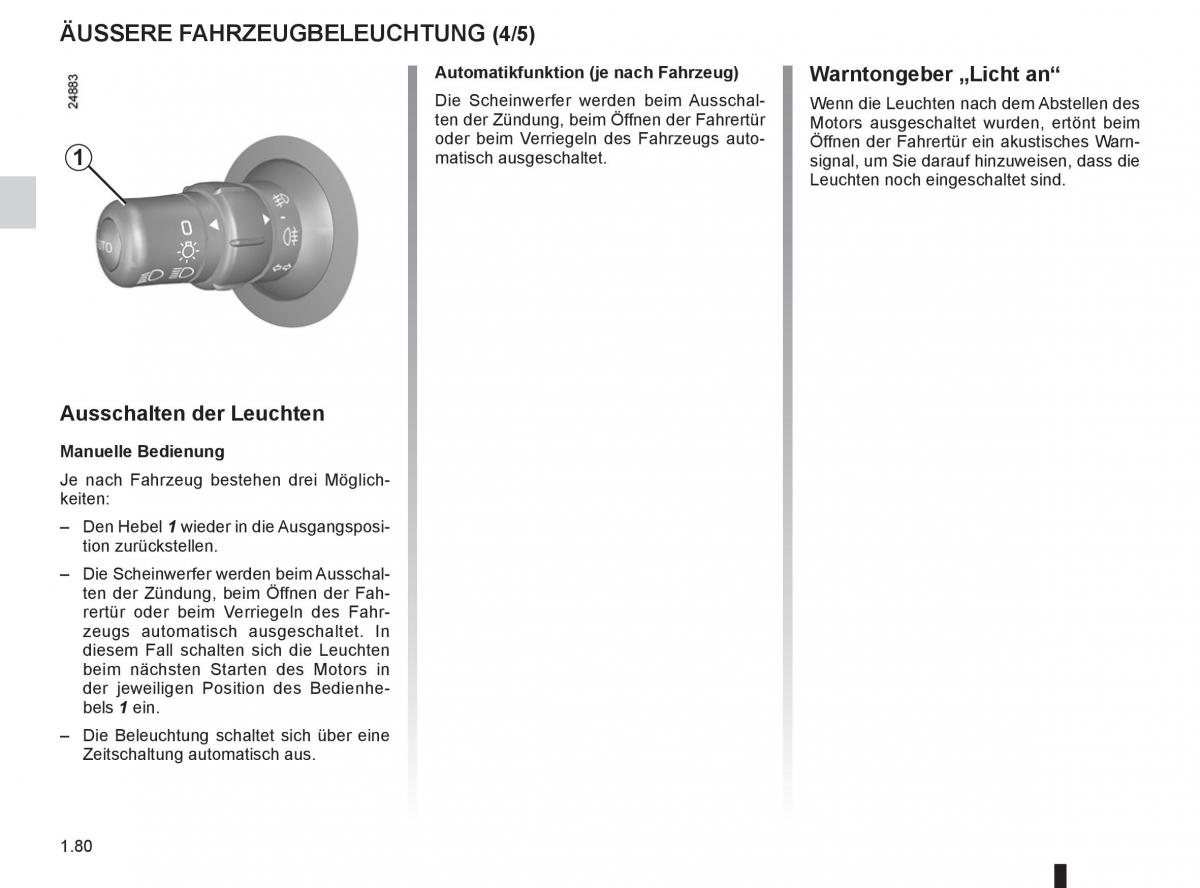 Renault Clio III 3 Handbuch / page 86