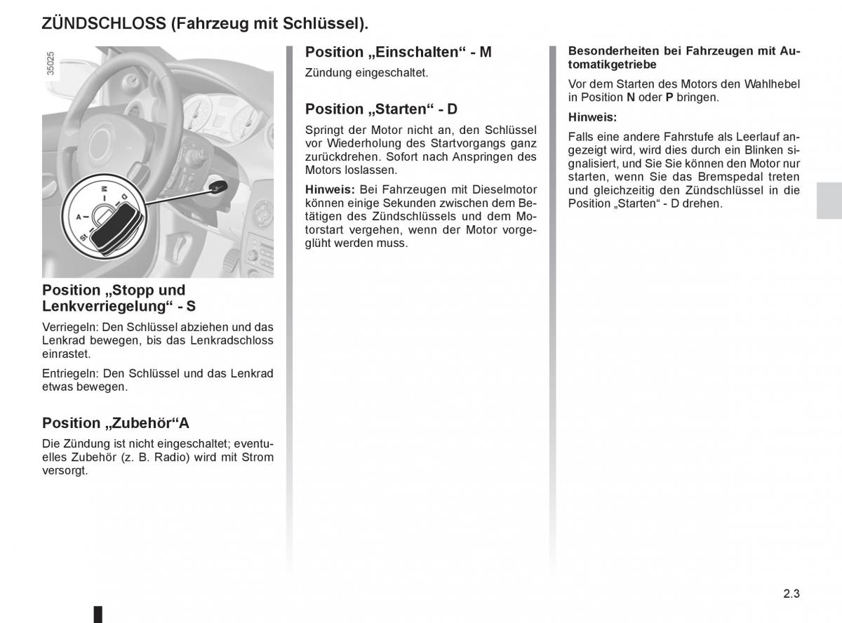 Renault Clio III 3 Handbuch / page 97