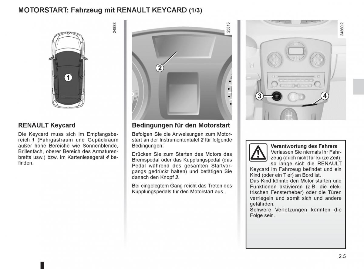 Renault Clio III 3 Handbuch / page 99