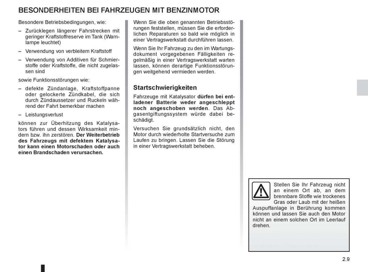 Renault Clio III 3 Handbuch / page 103