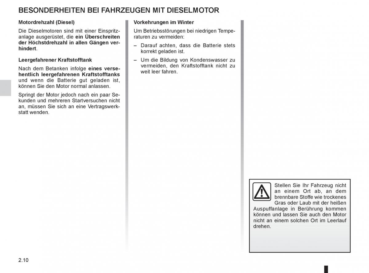 Renault Clio III 3 Handbuch / page 104