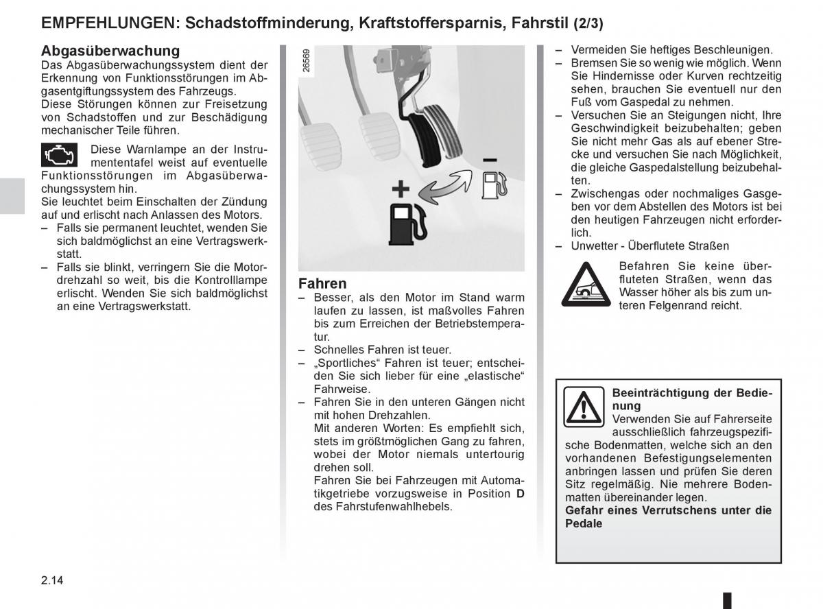 Renault Clio III 3 Handbuch / page 108