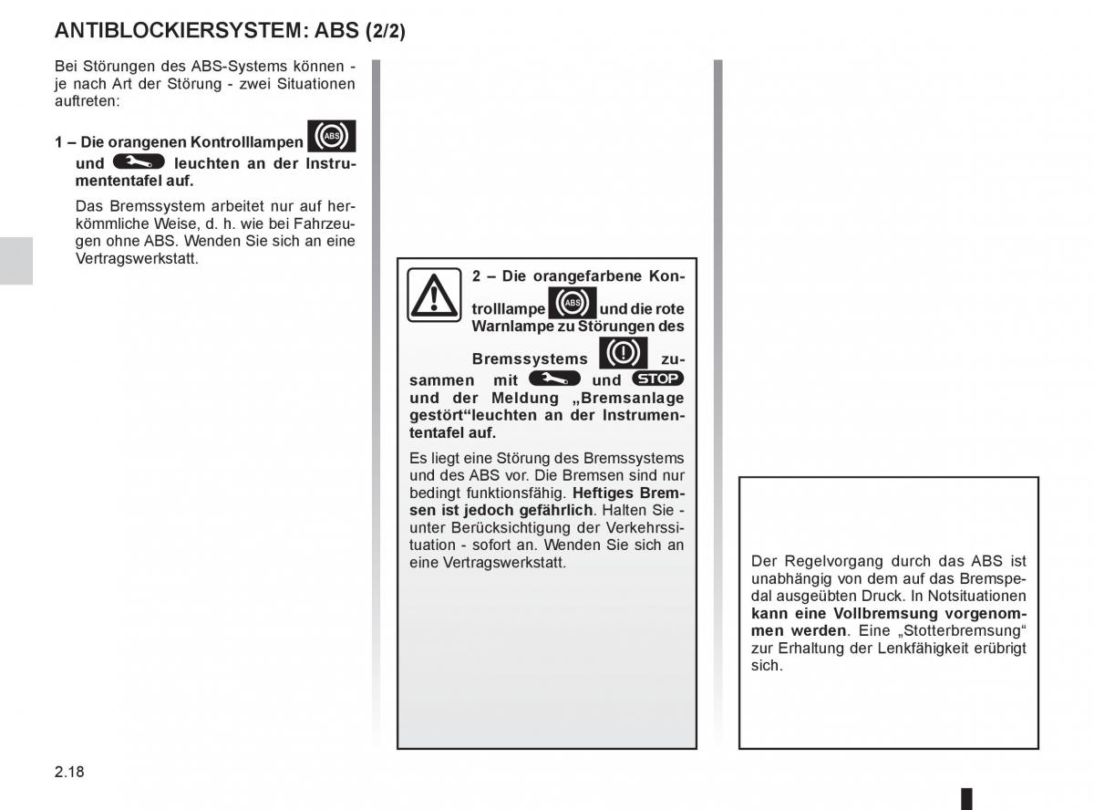 Renault Clio III 3 Handbuch / page 112