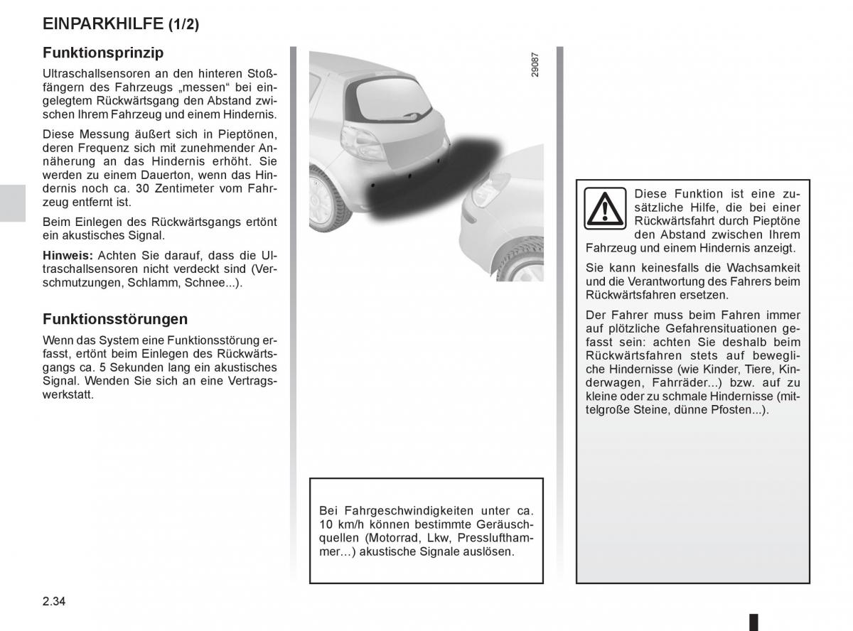 Renault Clio III 3 Handbuch / page 128