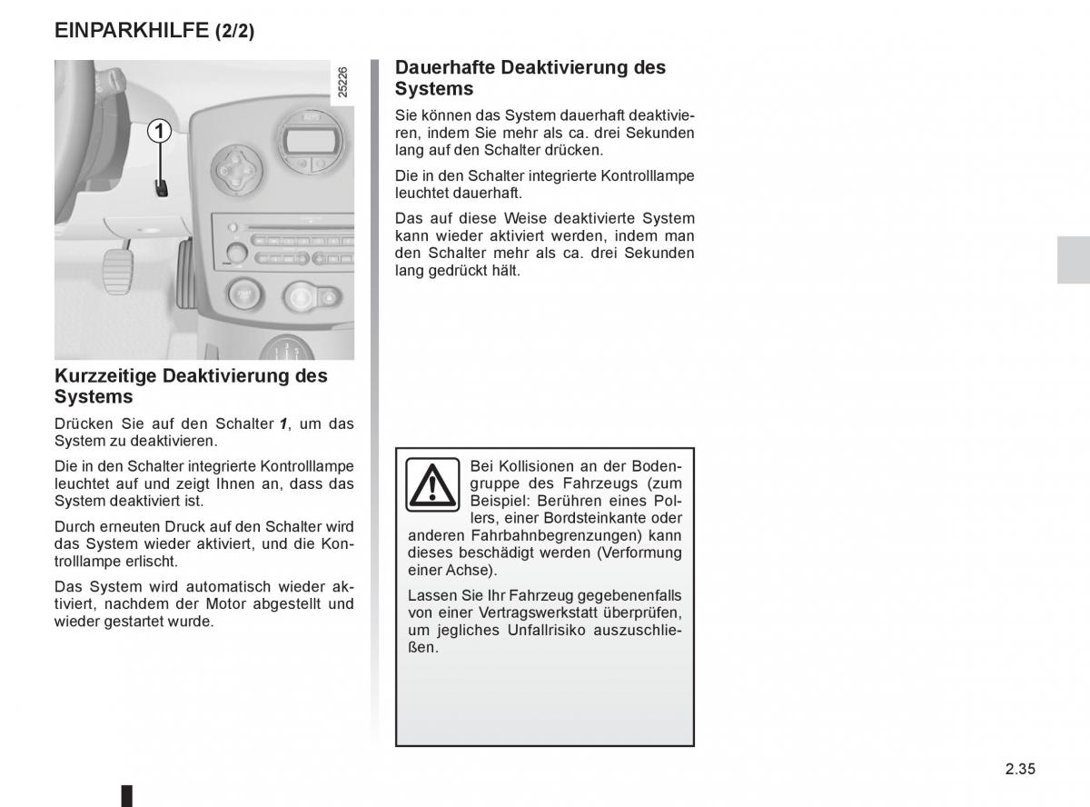 Renault Clio III 3 Handbuch / page 129