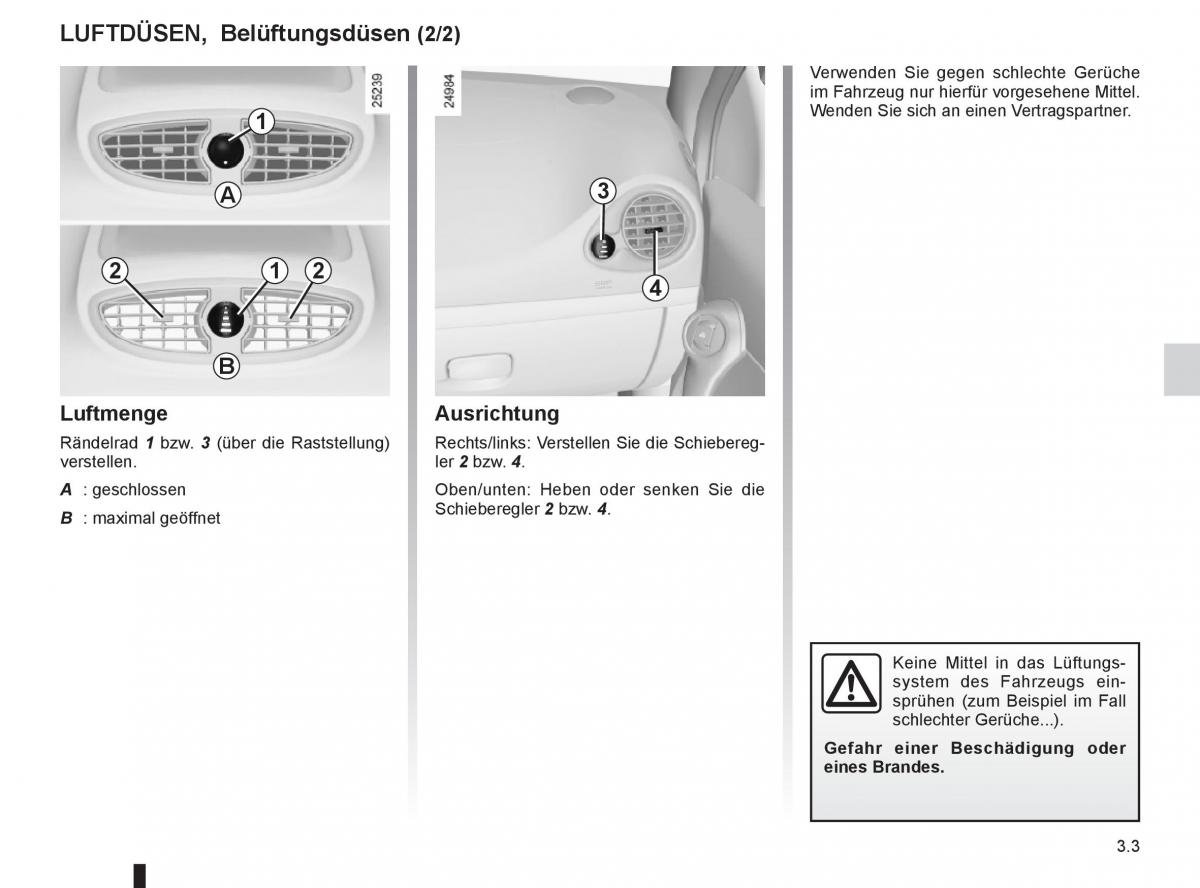 Renault Clio III 3 Handbuch / page 133